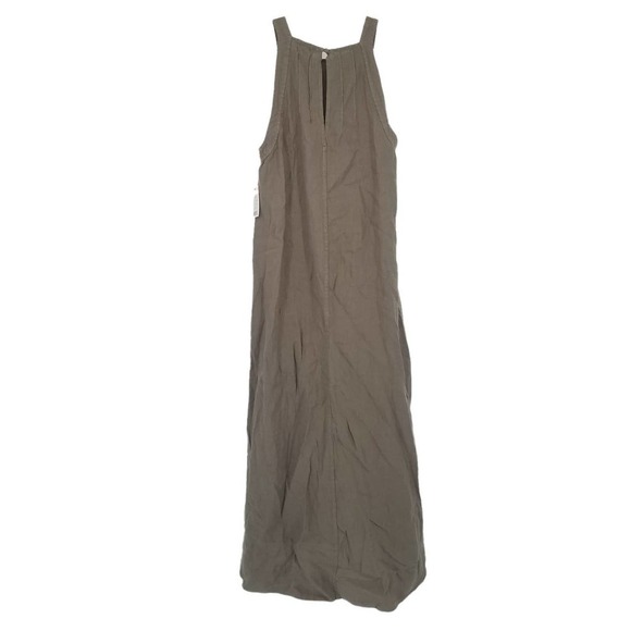 Joie Julieta Pleated Linen A-Line Dress in Fatigue Size X-Small NEW WITH TAGS - Picture 3 of 7